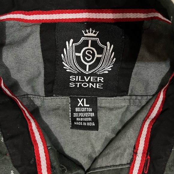 Silver Stone Mens button up Sz XL - Picture 4 of 6